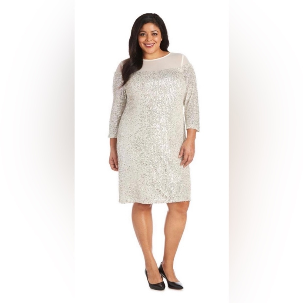 Plus Sequin Dress